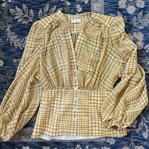 Petersyn Plaid Blouse
